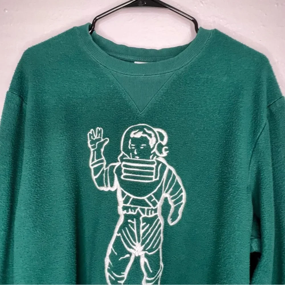 Billionaire Boys Club Green Astronaut Men’s Pullover Men’s Sweatshirt Sz XL - Picture 4 of 11